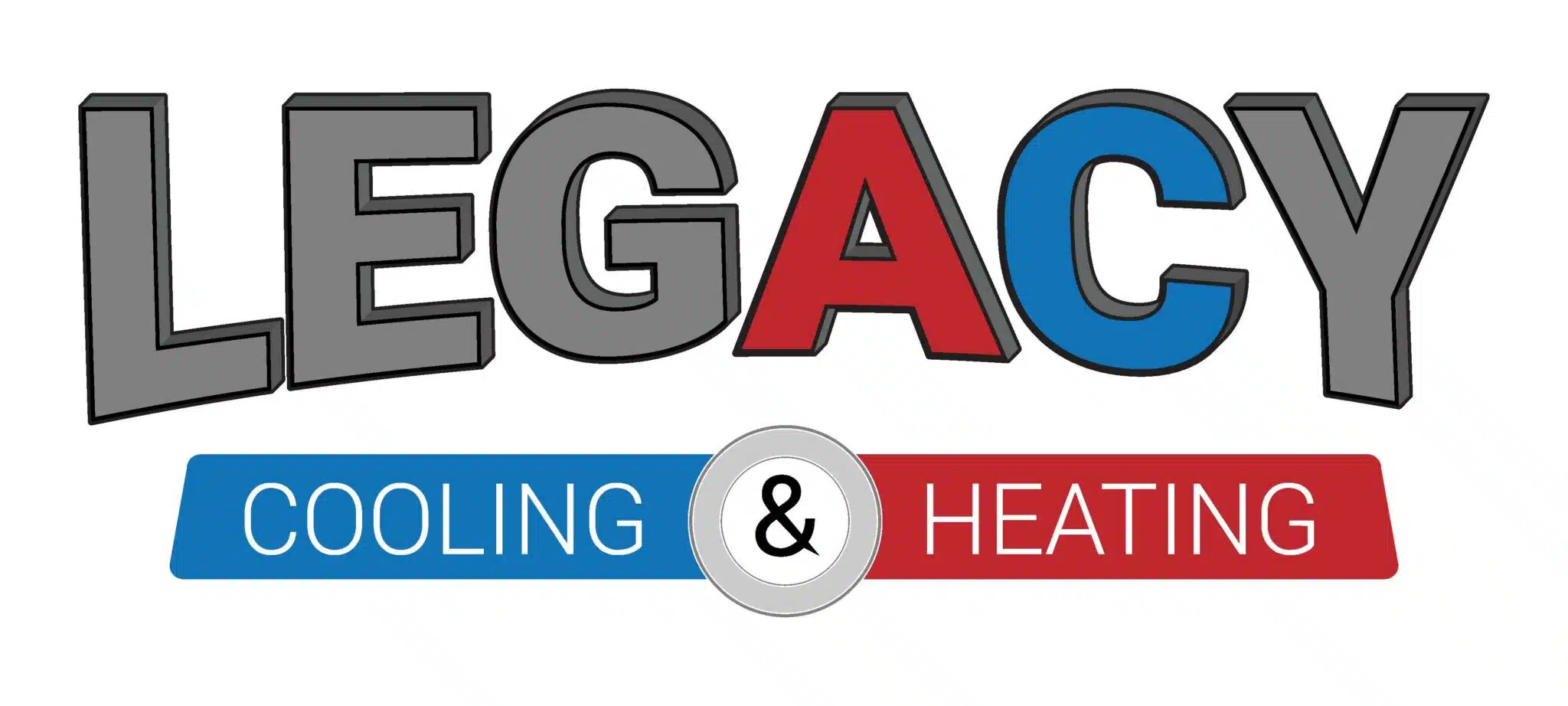 Legacy Cooling and Heating logo- dark grey letters